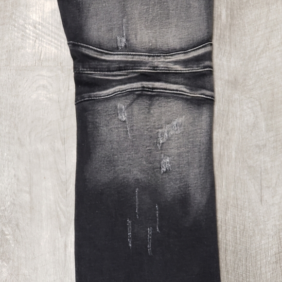 Balmain Sz 34 Designer Distressed Biker Jeans👖 - Picture 10 of 16